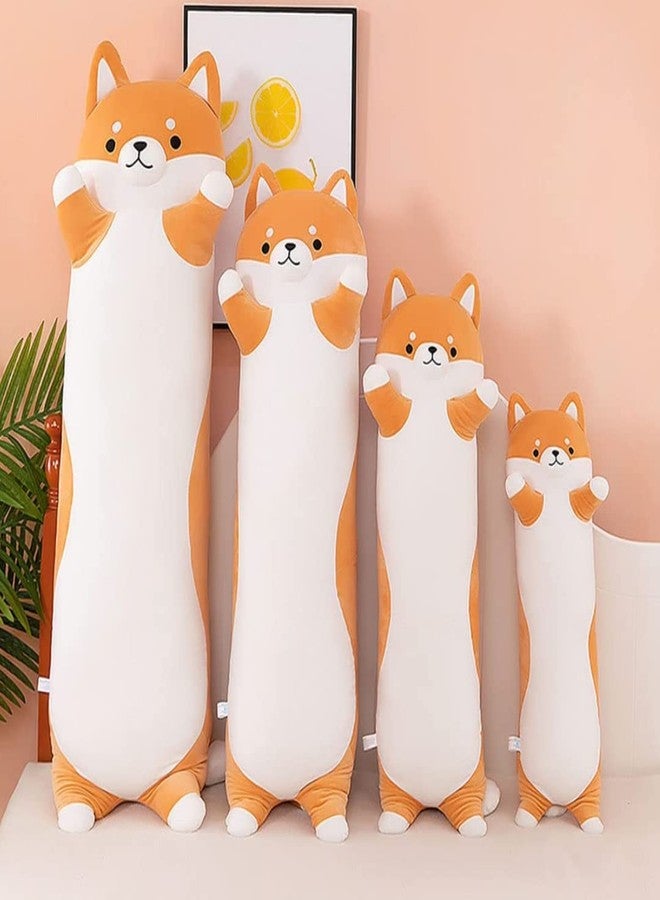 TechMax Solution Shiba Inu Stuffed Animals Plush Pillow Toys, Shiba Inu Dog Plush Pillow Corgi Stuffed Animal Long Dog Plush Body Pillow for Girls and Boys Suitable for Bed Sofa Chair - Image 2